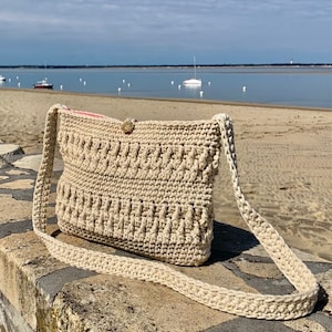 Textured Crochet Bag Pattern Crossbody Crochet Bag