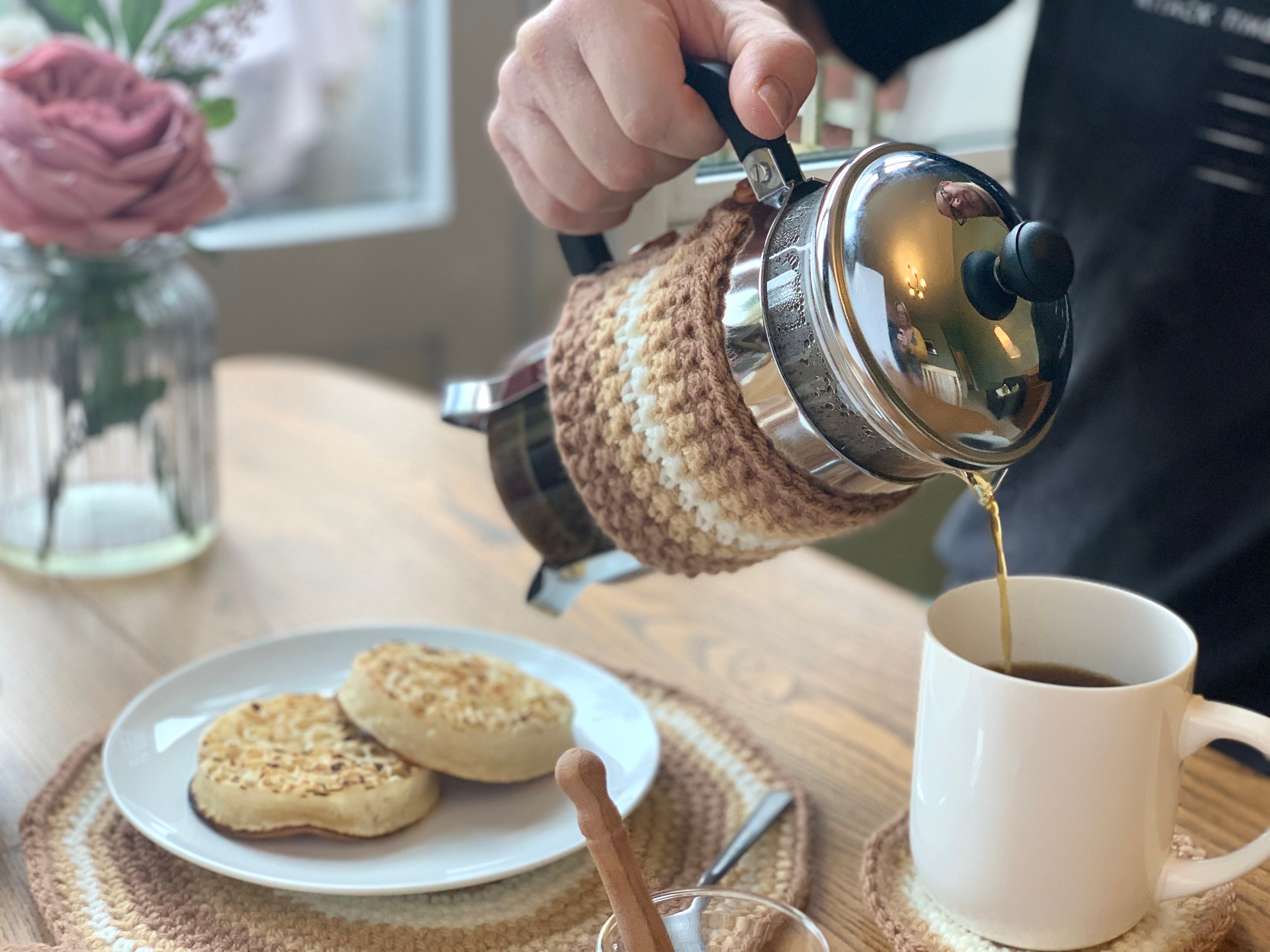Crochet French Press Cozy Pattern Easy 
