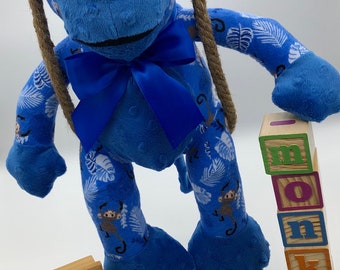 生意気なサル（ブルー）