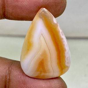 Botswana Agate Gemstone,Botswana Agate Cabochon, Botswana Agate Teardrop Shape, 28 cts,32 x 22 x 5 mm approx