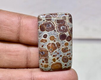 Asteroid Jasper Gemstone,Asteroid Jasper Cabochon,Cushion Shape ,44 cts,34 x 20 x 6 mm approx