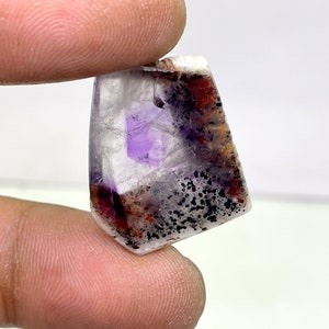 Amethyst Slice Gemstone,Amethyst slice Cabochon,Amethyst Freeform Shape Cabochon,25 cts,21.28 x 26.80 x 4.25 mm Approx