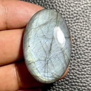Labradorite Gemstone,Labradorite Cabochon,Rare Gray Labradorite Cabochon, Oval Shape,48 cts, 20.30 x 36.36 x 7.50 mm Approx
