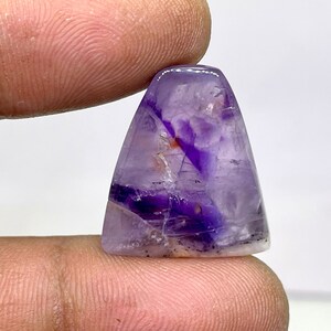 Amethyst Slice Gemstone,Amethyst Slice Cabochon,Amethyst Freeform Shape Cabochon,22 cts,20.75 x 24.14 x 6.10 mm approx