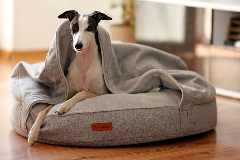 Gemütliches Höhlenbett für Hund Kuschelbett Etsy