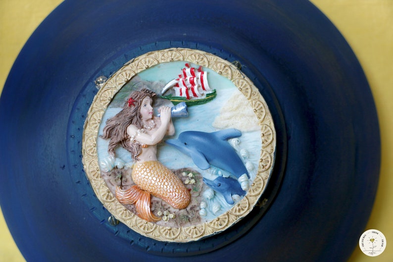 Sea Wooden Urn for Human Ashes Mermaid Urn for Ashes Sea Etsy