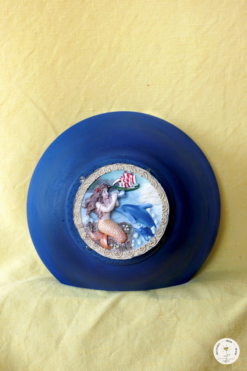 Sea Wooden Urn for Human Ashes Mermaid Urn for Ashes Sea Etsy