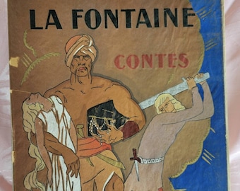 1929, La Fontaine, Contes, Anthology, Ribald Short Stories, Novellas, Maggy Monier, Decoish, Water Colors, French Text, Nilsson Edition