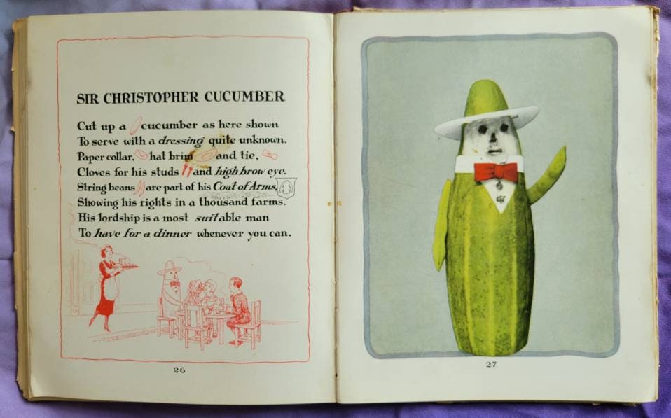 1922 Kritters of the Kitchen Kingdom How to Make Them Fun Etsy