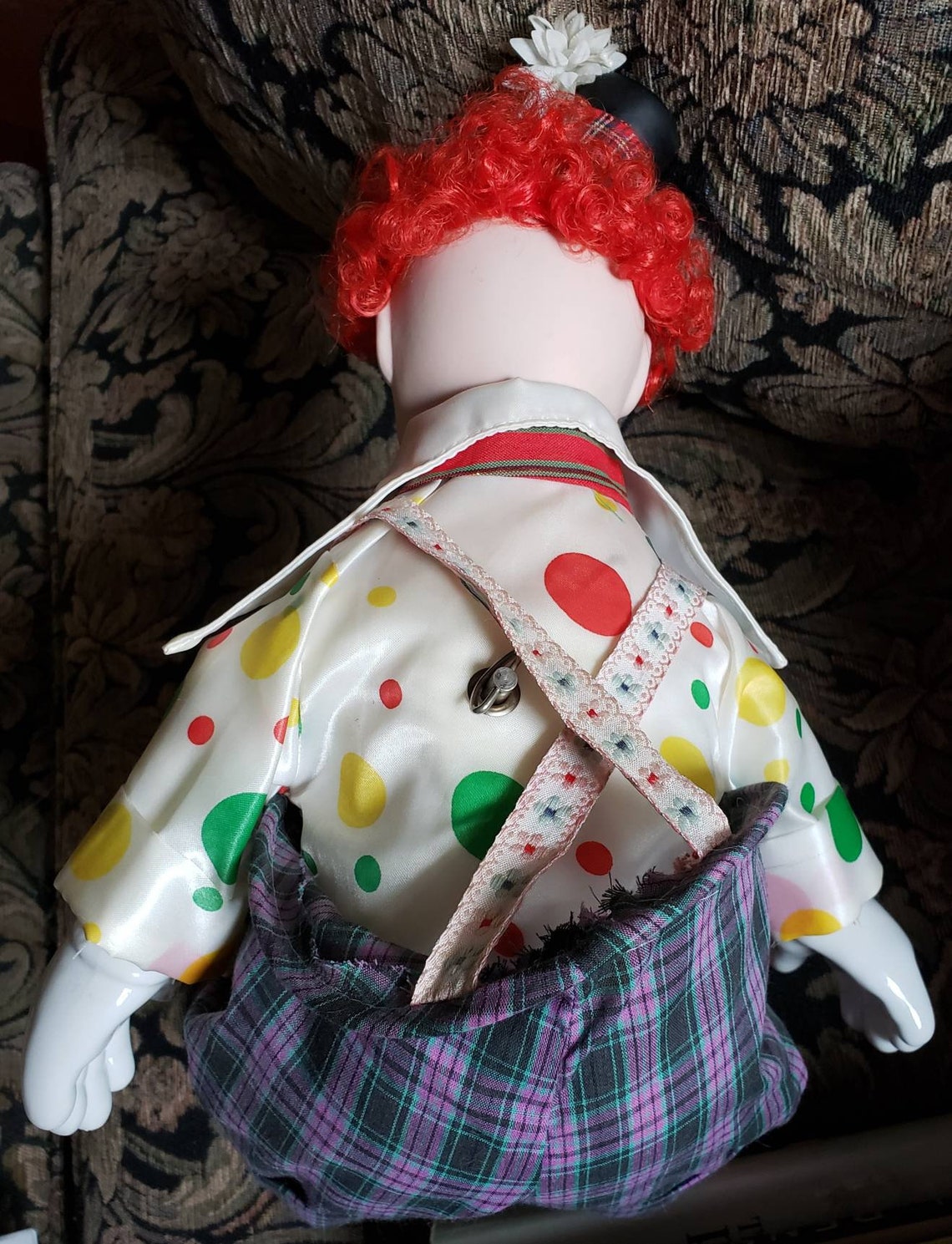 Chester the Musical Clown Porcelain Clown Musical Doll Etsy