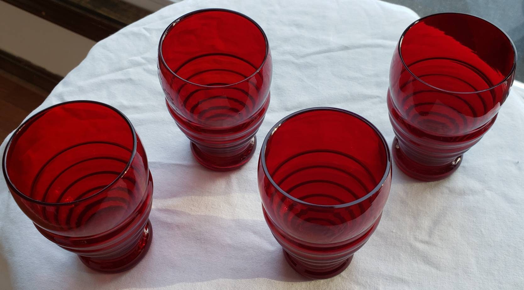 Cambridge Glass 3078 Ruby Red Juice Glass Juice Glasses Etsy