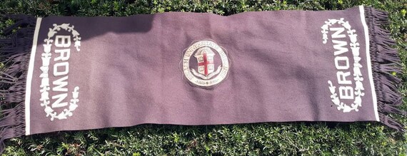 Scarce Brown University Banner 1940 S Ivy League Huge Etsy