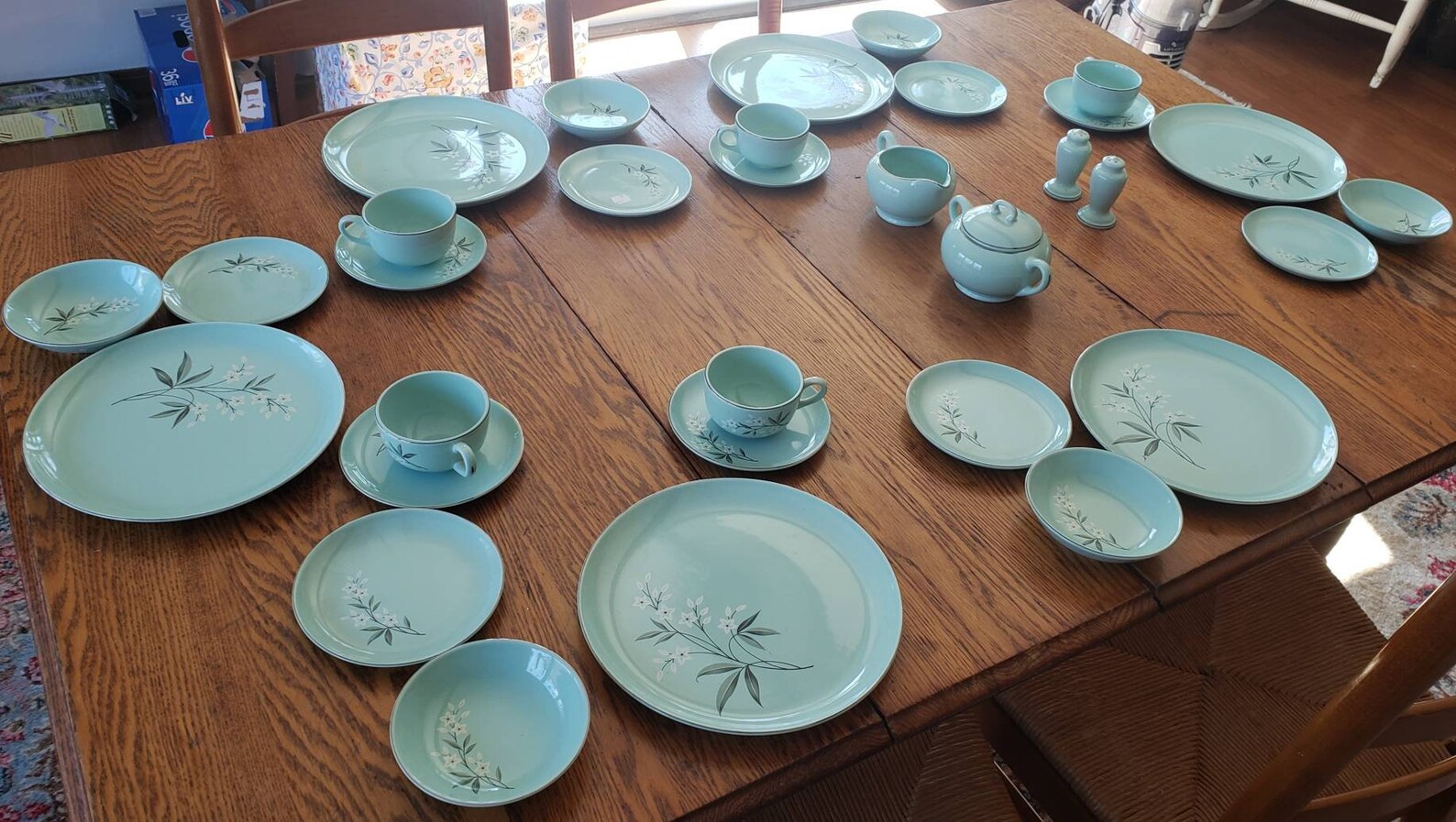 1950's W S Pottery Dinner Set Mint Green Etsy Australia