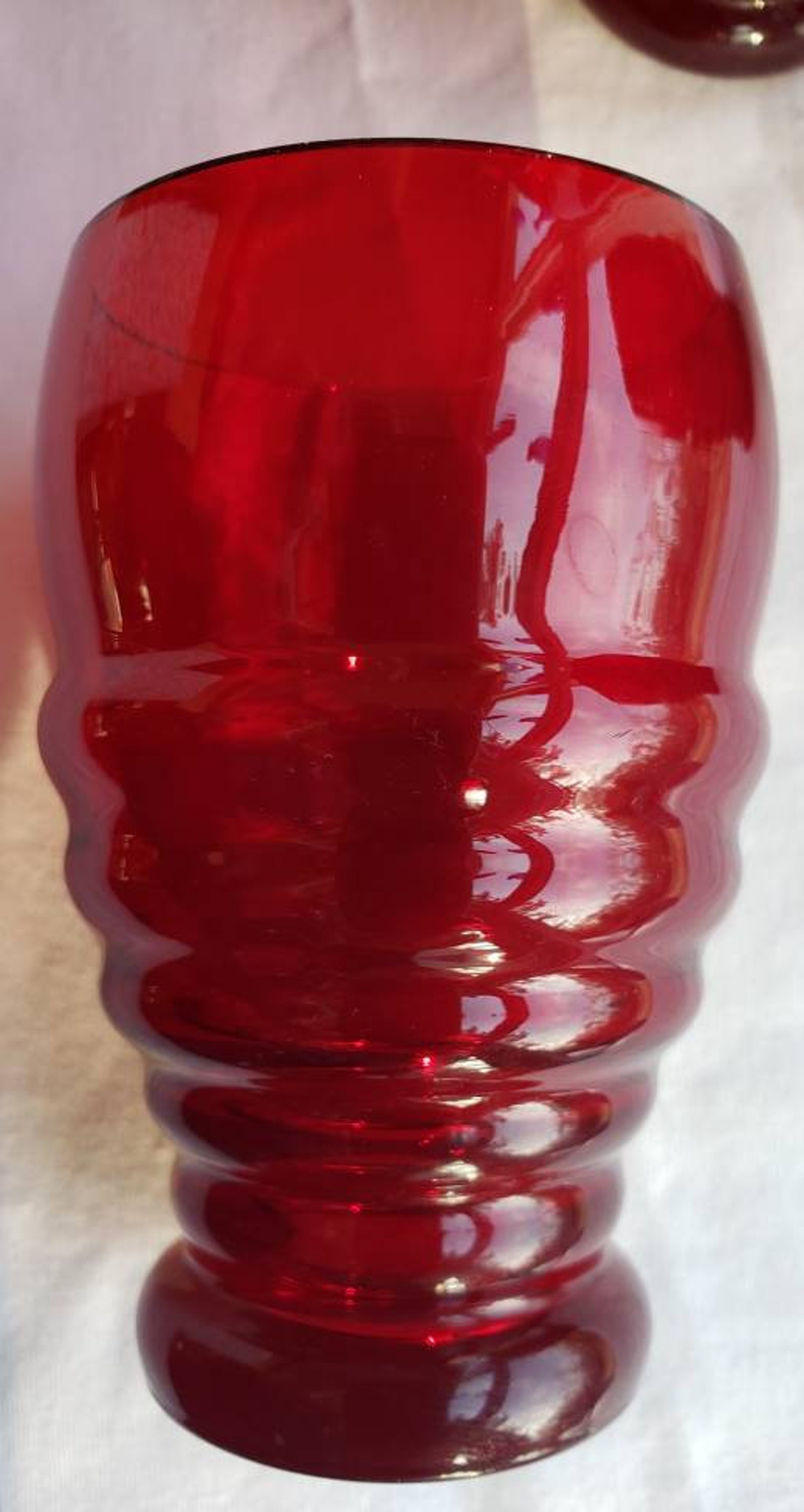 Cambridge Glass 3078 Ruby Red Juice Glass Juice Glasses Etsy