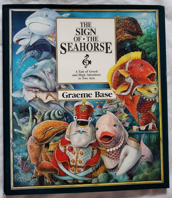 Sign Of The Sea Horse Greed High Adventure Graeme Base Etsy