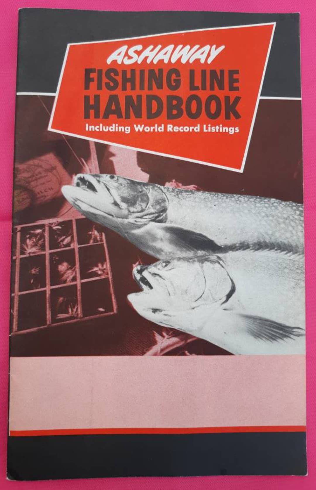 1959, Ashaway Fishing Line, Handbook, World Record Listings, Collectible,  Fishing, Tackle, Rare 
