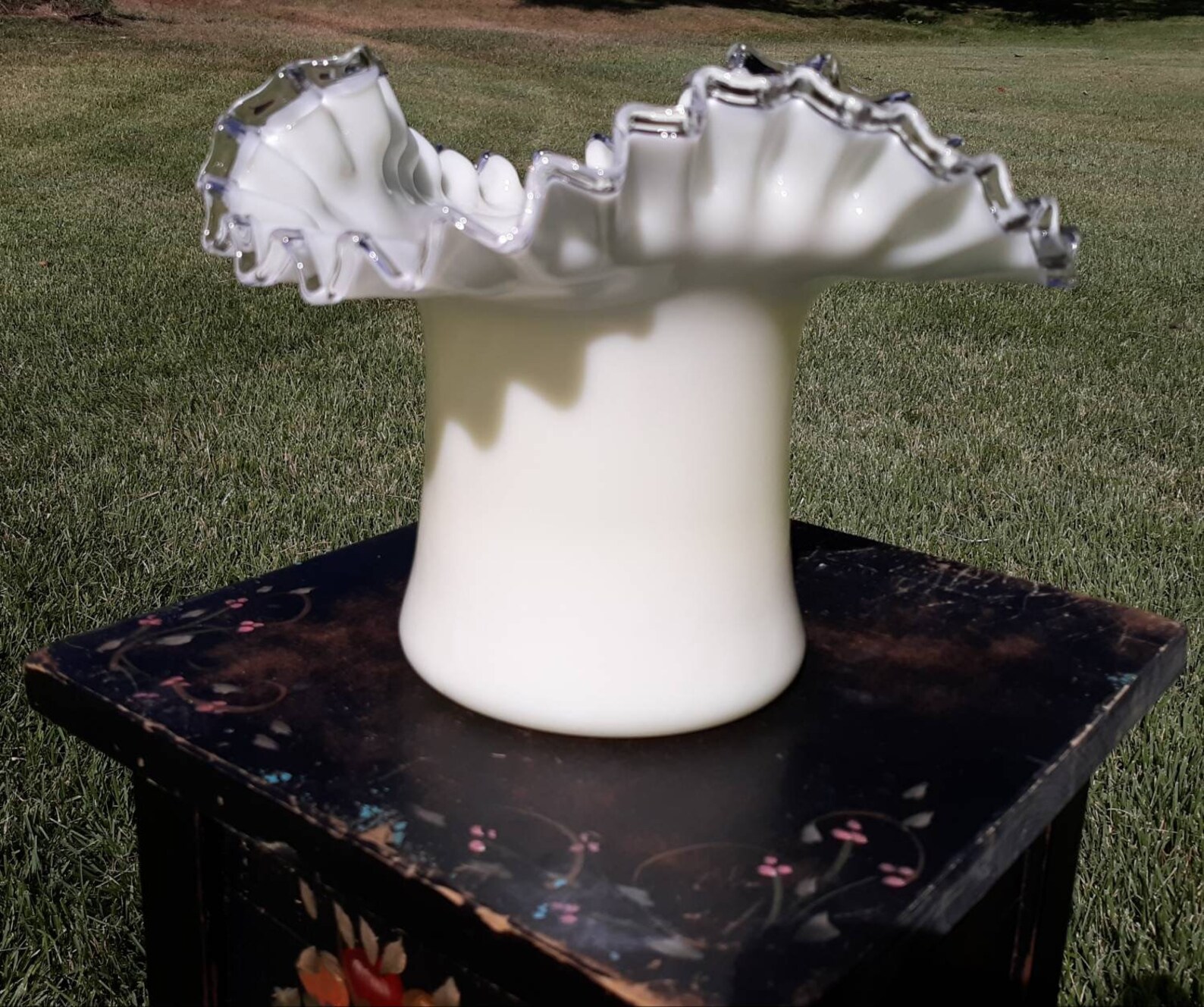 Fenton Fenton Art Glass Custard Glass Vaseline Glass Etsy