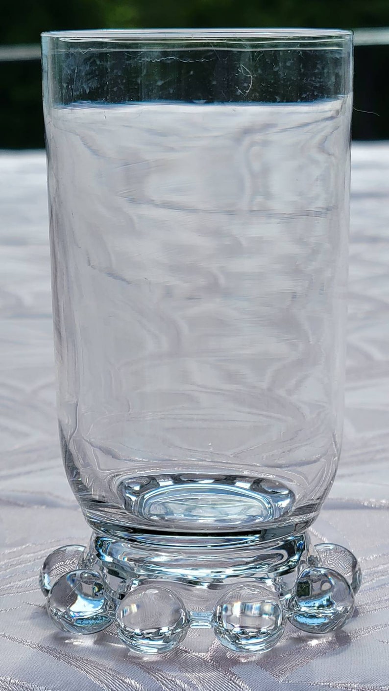 Imperial Glass Candlewick Juice Tumbler Tumblers Stem Etsy