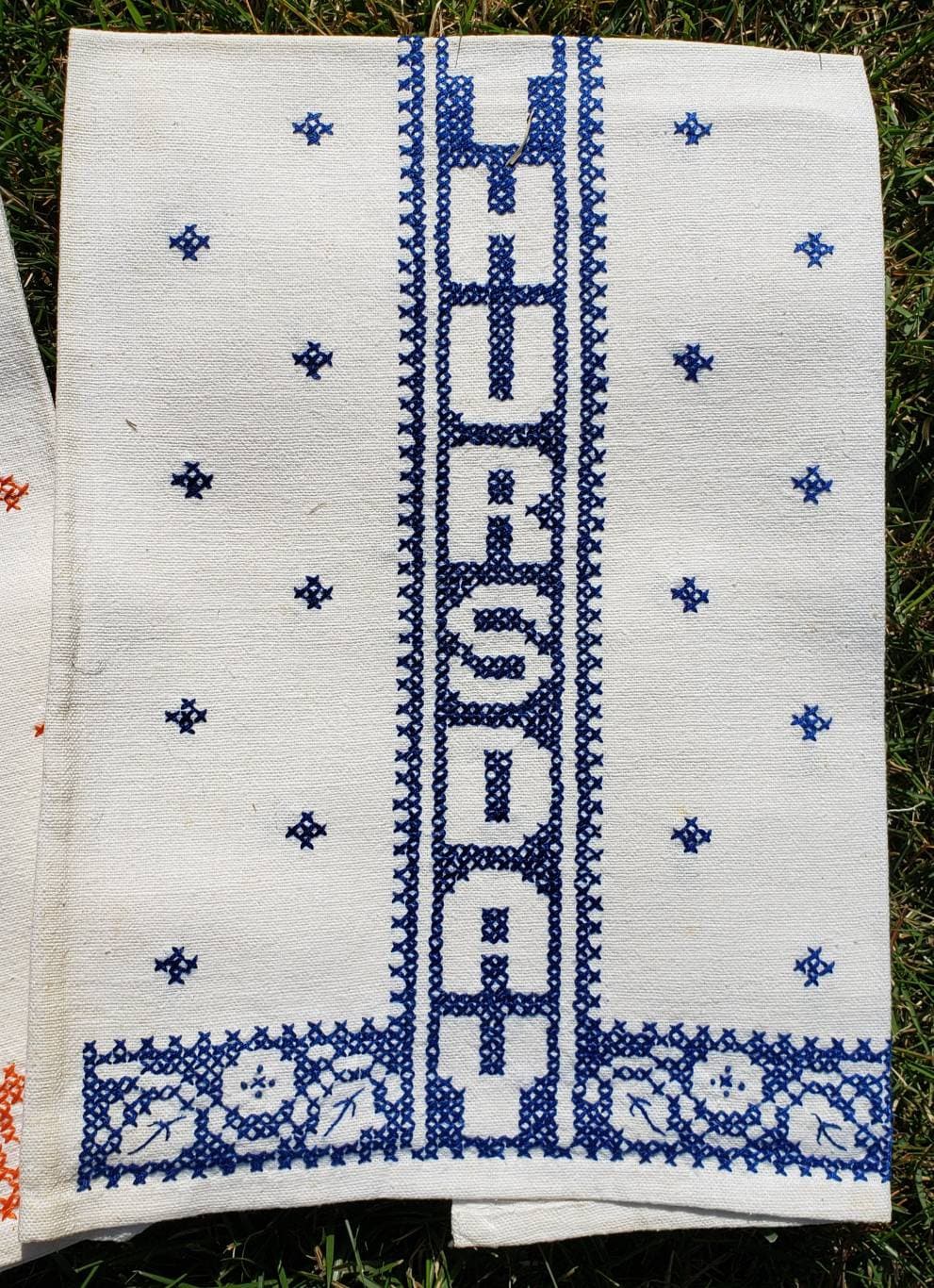 Hand Towels Tea Towels Cross Stitch Set Of 7 Days of Week Etsy