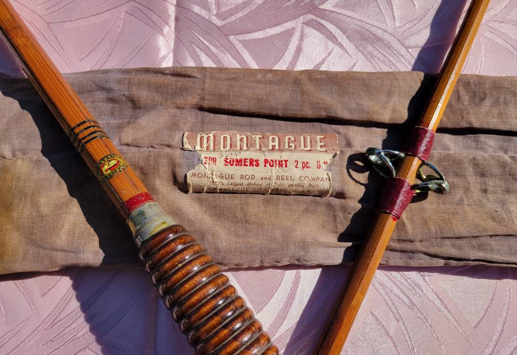 Montague Split Bamboo Fly Rod Antique Montague Split Switch Bamboo