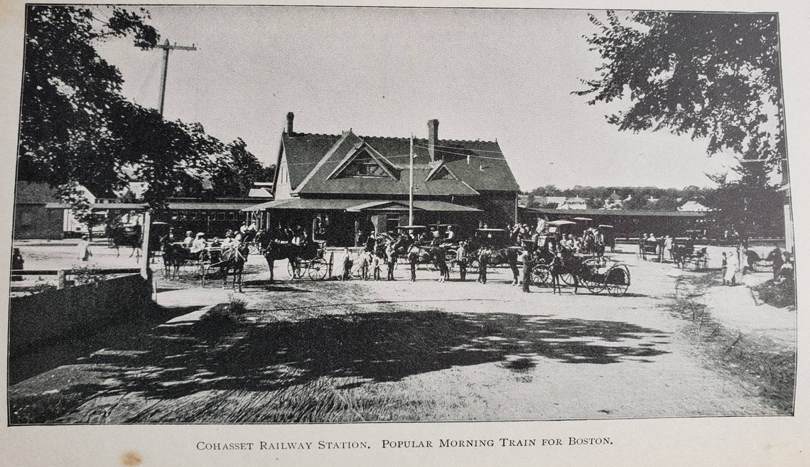 1898 History Town of Cohasset Mass Jerusalem Road Etsy