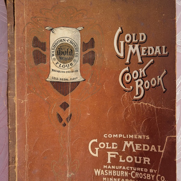 1904, Gold Medal (Mehl), Kochbuch, Fleisch, Fisch, Gemüse, Backen, Desserts, Mutton, Wild, Wachteln, Bär, Froschschenkel, Rezepte, Kulinarisches