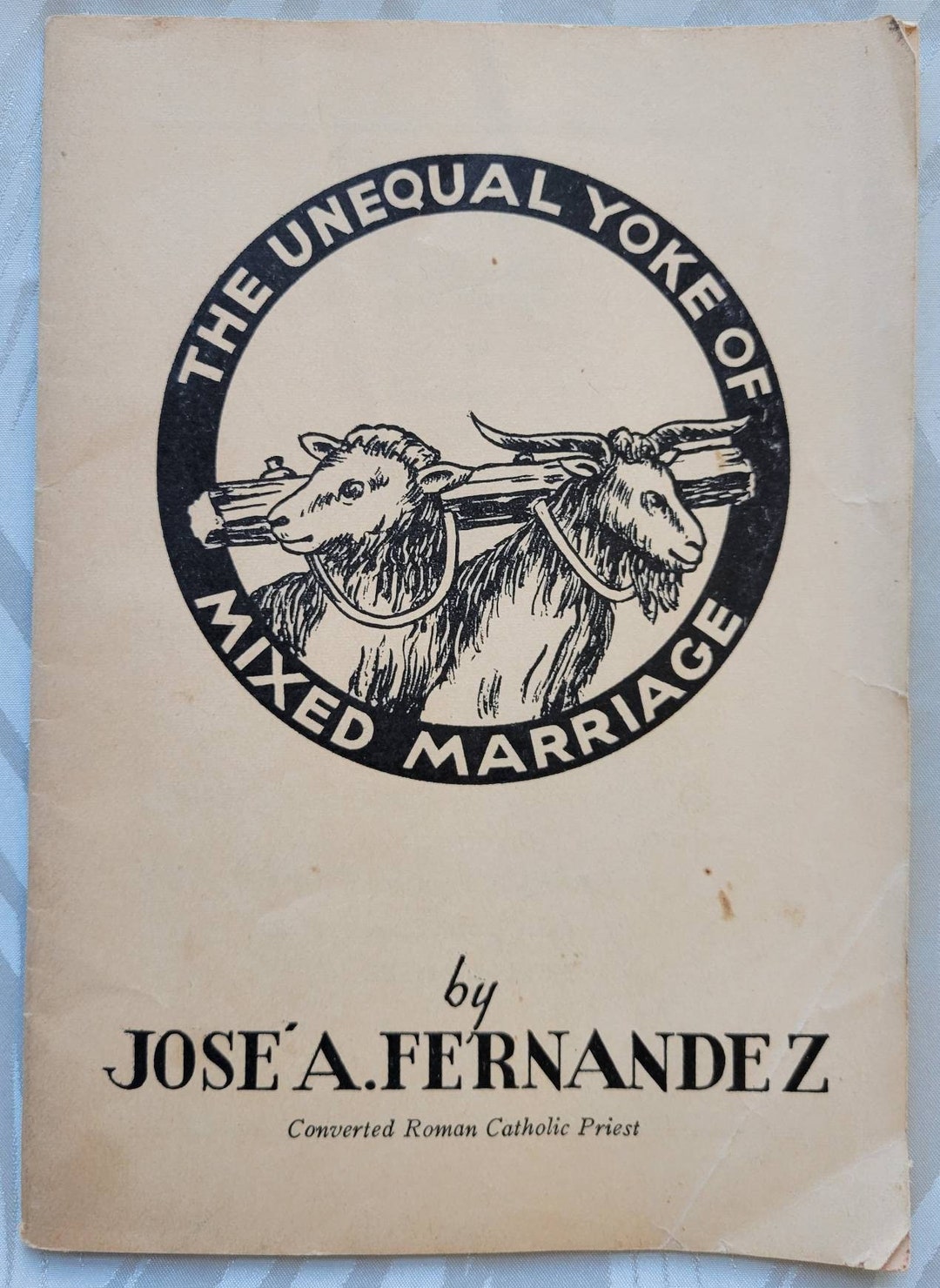 1949 Unequal Yoke of Mixed Marriage José A Fernandez Etsy