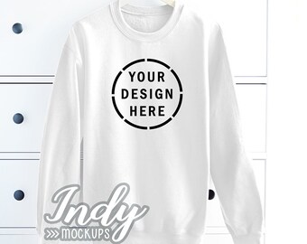 Download Unisex Crew Neck Sweatshirt Mockup White Crewneck Sweatshirt Mockup Sweatshirt Mock Up Crew Mock Up Gildan 180 Jerzees Hanes Mock Best Free Downloads Box Mockups PSD Mockup Templates