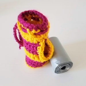 Poop Bag Holder Crochet Waste Bag Dispenser