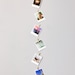 Vertical Cable Photo Display, Room Decor Clothespeg Picture Hanger ...