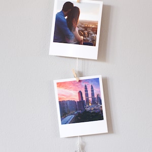 Vertical Cable Photo Display, Room Decor Clothespeg Wire Picture Hanger ...