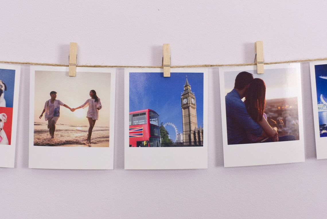 Instant Photo Display Clothespeg Picture Hanger Retro Photo - Etsy UK