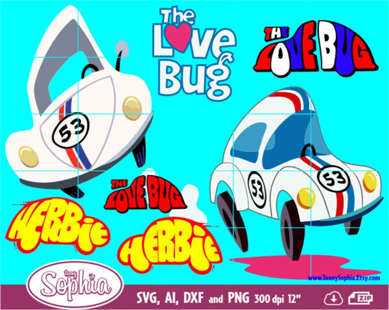 Free Free 113 Herbie The Love Bug Svg SVG PNG EPS DXF File
