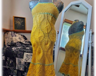 Mermaid Beach Dress Knitting Pattern