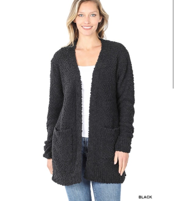 Popcorn Cardigans Winter Cardigans 