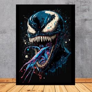 Venom Kunstdruck, Venom Kunstdruck, Venom Wandkunst, Venom Poster - Digitaler Download