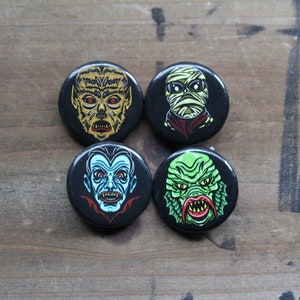 Conjunto de botones Monster Bash