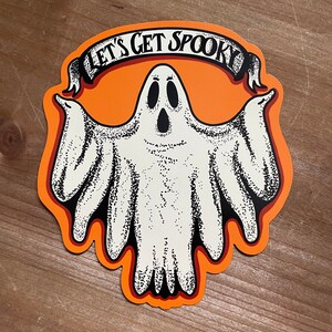 Halloween Ghost spooky magnet