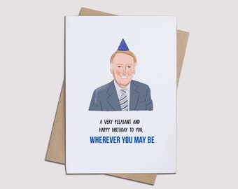Vin Scully Birthday Celebration Card