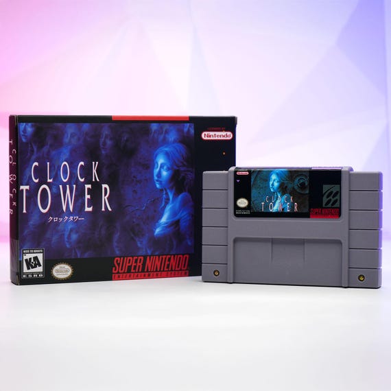Clock Tower Super Nintendo (SNES) Video Game English