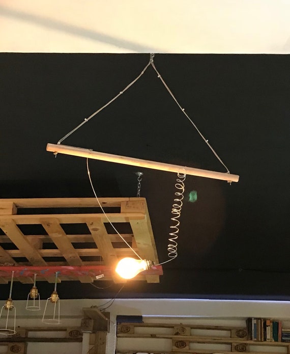 Minimalist Ceiling Lamp Recycled Light For Original Home Etsy