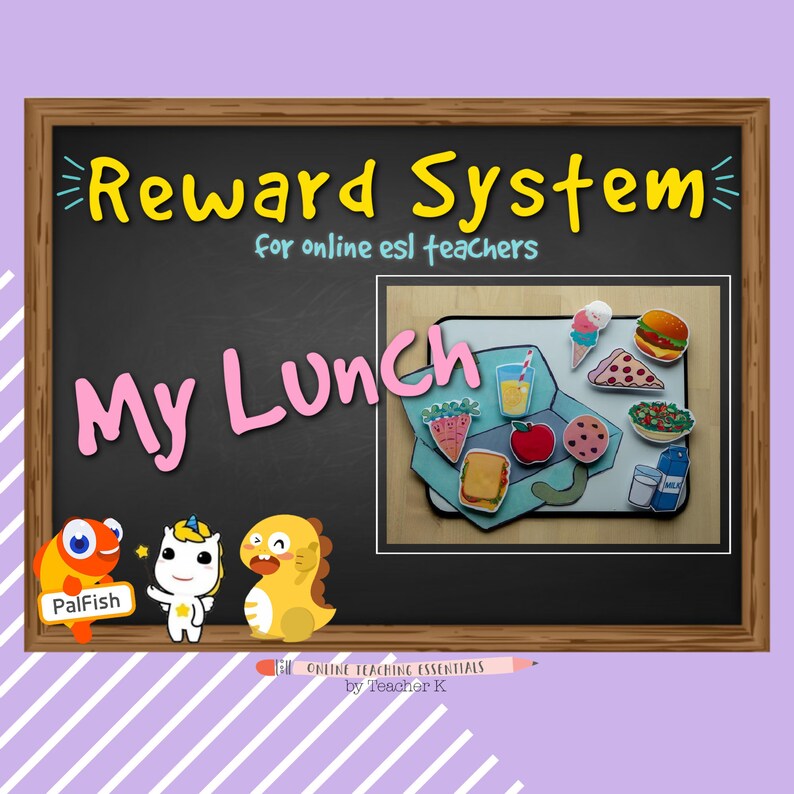 DIGITAL DOWNLOAD My Lunch Palfish Reward System Quick Etsy