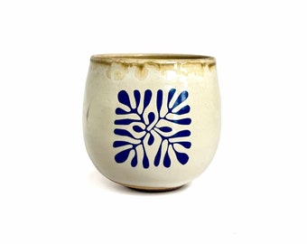 Dharma Cup/Bowl   |   Tea Bowl Inspired Cup  |   Wheel-thrown Ceramic Cup  |  Hand-made cup  |  Buddhist verse