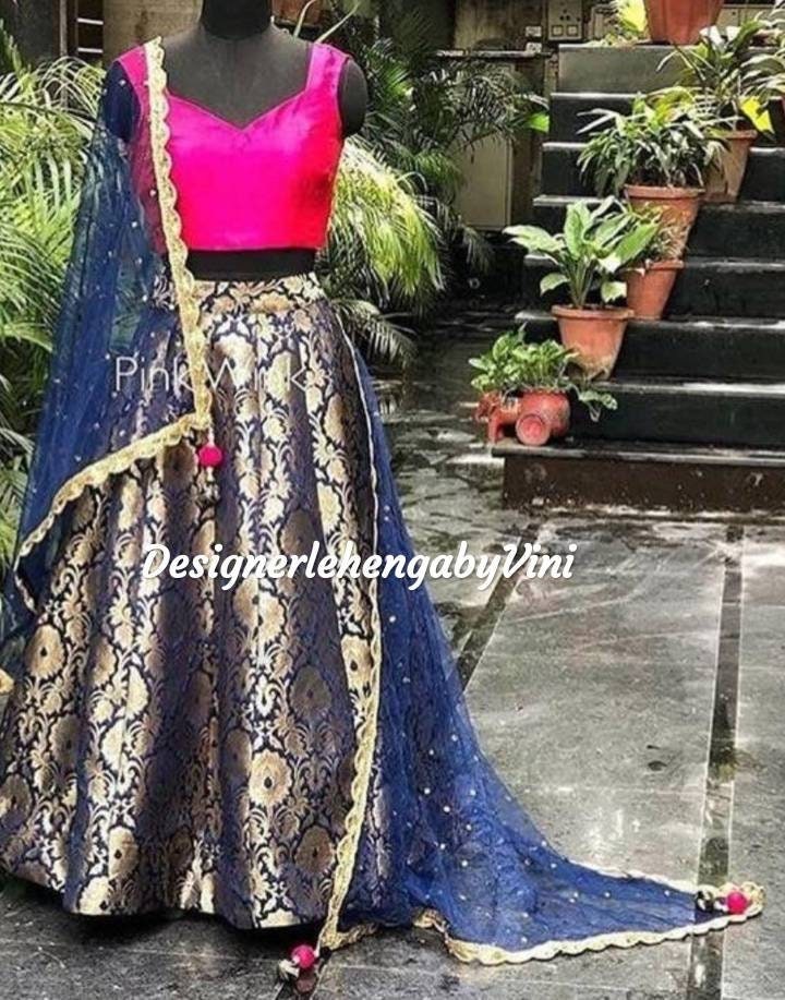 Haut court indien et jupe indienne lehenga Indien lehenga choli