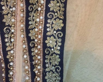 Indian Pakistani dress shawl lehenga dupatta heavy dupatta lehenga dupatta velvet dupatta banarasee dupatta Net dupatta zari border