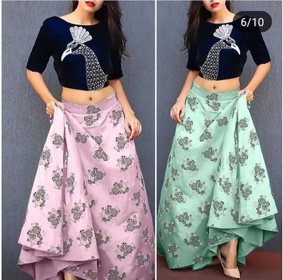 crop top dresses for indian wedding