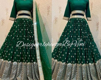 Designer heavy embroidery lehnga choli Indian lehenga wedding dress Indian wedding dress lehenga choli lengha traditional lehenga