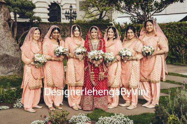 indian bridesmaid dresses Indian Bridesmaids Salwar Kameez for Wedding Pakistani Suit for Bridesmaids  Punjabi Suits Indian Dress Bridesmaid Dresses Bridesmaid Lehenga