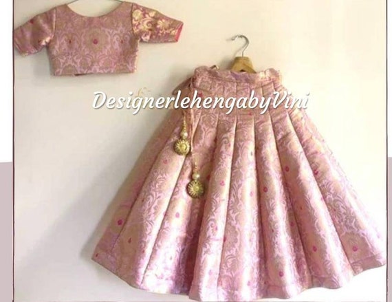 Buy Latest Kids Wear Lehenga Choli, Kashmiri Silk Dress Baby Girls Lehenga,  Kids Wedding Dress Full Stitched Girl Lehenga Choli, Handwork Blouse Online  in India - Etsy