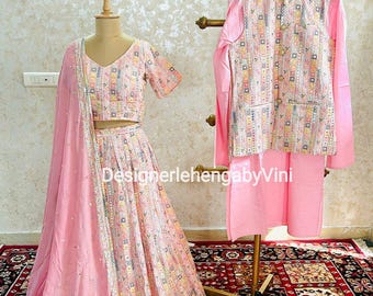 Matching couples indian wedding outfits  lehenga choli mother daughter outfits couples matching sets Indian lehenga  kurta pajama for men